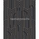 Ugepa Elegance vinyl, vlies anyagú fekete, beige színű art deco, geometriai modern tapéta