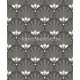 Ugepa Elegance habos, vlies anyagú fekete, szürke, fehér, gyöngyház színű leveles, art deco modern tapéta