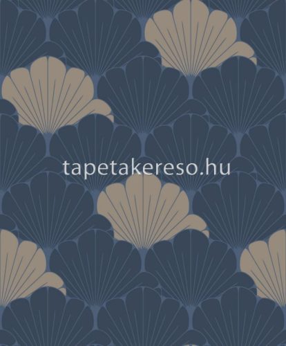Ugepa Elegance vinyl, vlies anyagú kék, barna színű fás modern tapéta