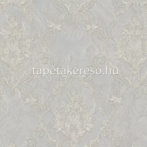 Zambaiti Parati MURELLA SPLENDOR vlies, vinyl anyagú szürke, barna, csillámos színű barokk modern tapéta