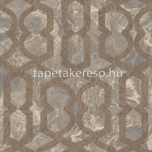 Zambaiti Parati MURELLA SPLENDOR vlies, vinyl anyagú barna, arany, csillámos színű geometriai, foltos modern tapéta