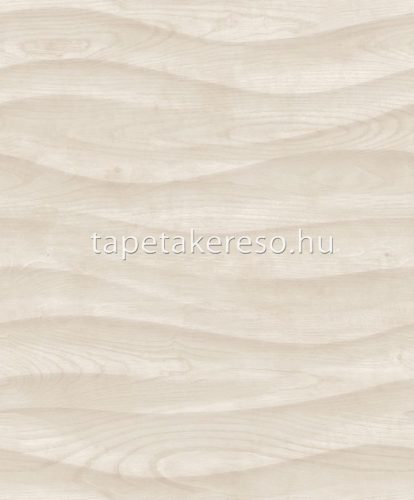 Ugepa Brut vlies, vinyl anyagú beige színű hullámos, famintás industrial tapéta