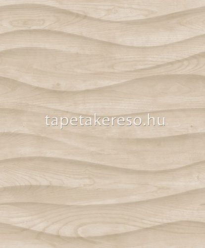 Ugepa Brut vlies, vinyl anyagú barna színű hullámos, famintás industrial tapéta