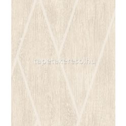   Ugepa Brut vlies, vinyl anyagú beige színű geometriai, famintás industrial tapéta