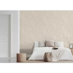   Ugepa Brut vlies, vinyl anyagú beige színű geometriai, famintás industrial tapéta