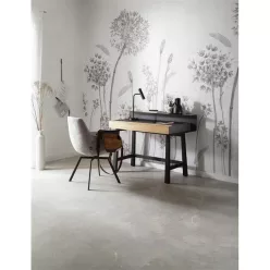   Marburg Jubilaums 175 vlies, vinyl anyagú, beige, szürke színű, növényes, Modern poszter