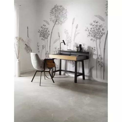 Marburg Jubilaums 175 vlies, vinyl anyagú, beige, szürke színű, növényes, Modern poszter