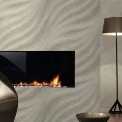   Marburg Jubilaums 175 vlies, vinyl anyagú, barna, zöld  színű, 3d, hullámos, Modern tapéta