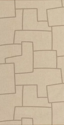 Casadeco Matera vlies, vinyl anyagú, barna színű, textilhatású, geometriai, Modern tapéta