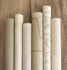 Casadeco Matera vlies, vinyl anyagú, barna színű, textilhatású, geometriai, Modern tapéta
