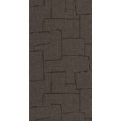   Casadeco Matera vlies, vinyl anyagú, barna színű, textilhatású, geometriai, Modern tapéta