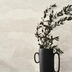   Casadeco Matera vlies, vinyl anyagú, beige, szürke színű, struktúrált, foltos, Modern tapéta