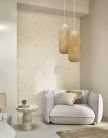 Casadeco Matera vlies, vinyl anyagú, beige színű, etno, geometriai, Modern tapéta