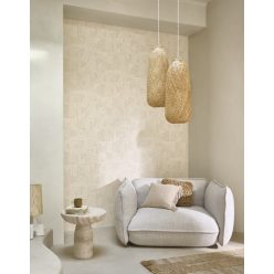   Casadeco Matera vlies, vinyl anyagú, beige színű, etno, geometriai, Modern tapéta