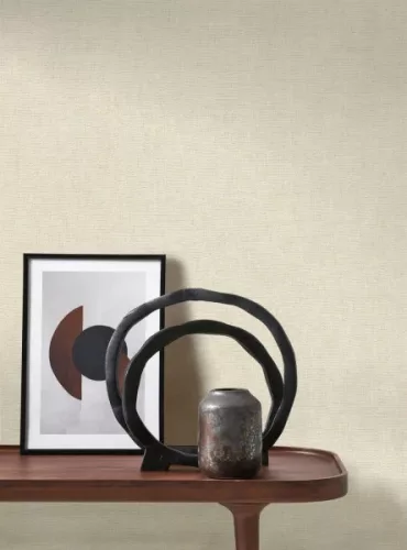 Casadeco Matera vlies, vinyl anyagú, beige színű, egyszínű, textilhatású, Modern tapéta