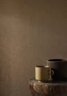 Casadeco Matera vlies, vinyl anyagú, barna színű, egyszínű, textilhatású, Modern tapéta