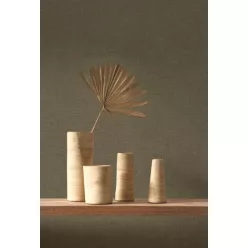   Casadeco Matera vlies, vinyl anyagú, zöld színű, egyszínű, textilhatású, Modern tapéta