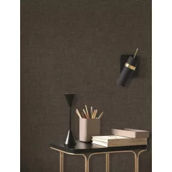   Casadeco Matera vlies, vinyl anyagú, szürke, barna színű, egyszínű, textilhatású, Modern tapéta