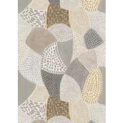   Casadeco Matera vlies, vinyl anyagú, szürke, barna, beige, okker, törtfehér színű, absztrakt, geometriai, textilhatású, Modern poszter