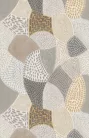 Casadeco Matera vlies, vinyl anyagú, szürke, barna, beige, okker, törtfehér színű, absztrakt, geometriai, textilhatású, Modern poszter