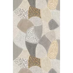   Casadeco Matera vlies, vinyl anyagú, szürke, barna, beige, okker, törtfehér színű, absztrakt, geometriai, textilhatású, Modern poszter
