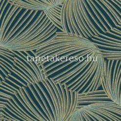   Casadeco Mediterranee vlies anyagú zöld, arany színű absztrakt modern, natural tapéta