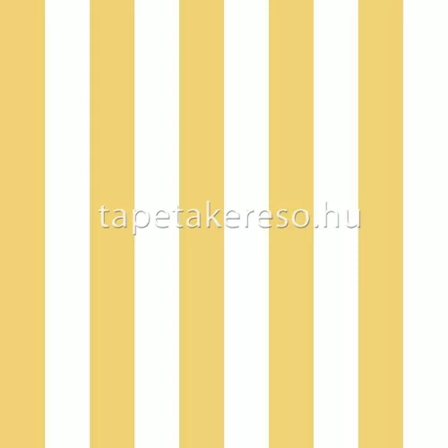 Casadeco Mediterranee vlies anyagú sárga, fehér színű csíkos modern, natural tapéta