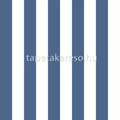   Casadeco Mediterranee vlies anyagú fehér, kék színű csíkos modern, natural tapéta