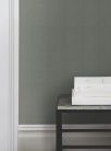 York Magnolia Home by Joanna Gaines növényi szálak, vlies anyagú fehér, zöld színű textilhatású, vonalas Romantikus tapéta
