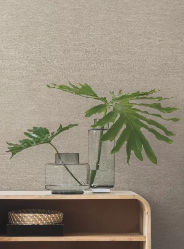 York Magnolia Home by Joanna Gaines papír, vlies anyagú barna színű szövethatású Romantikus tapéta