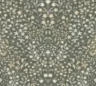 York Magnolia Home by Joanna Gaines papír anyagú zöld, fehér, szürke, keki színű leveles, virágos Romantikus tapéta