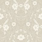 York Magnolia Home by Joanna Gaines papír anyagú beige, fehér, szürke színű madaras, virágos Romantikus tapéta