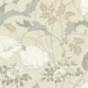 York Magnolia Home by Joanna Gaines papír anyagú fehér, beige, barna, zöld színű leveles, virágos Romantikus tapéta