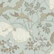 York Magnolia Home by Joanna Gaines papír anyagú fehér, kék, barna színű leveles, virágos Romantikus tapéta