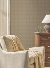 York Magnolia Home by Joanna Gaines papír anyagú barna színű kockás Romantikus tapéta