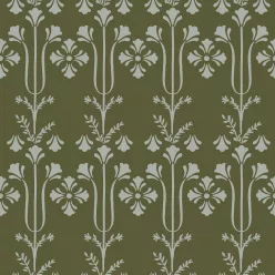   York Magnolia Home by Joanna Gaines papír anyagú szürke, zöld színű absztrakt, növényes Romantikus tapéta