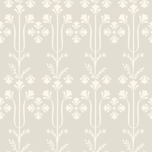 York Magnolia Home by Joanna Gaines papír anyagú fehér, szürke színű absztrakt, növényes Romantikus tapéta