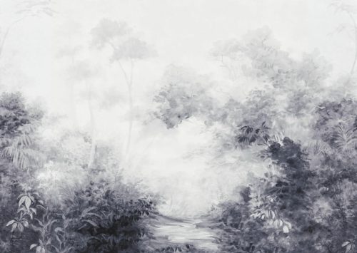 York Magnolia Home by Joanna Gaines vlies anyagú szürke, fehér színű fás, növényes, festmény Romantikus panel
