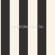 Caselio Moonlight 2 vlies, vinyl anyagú fekete, fehér színű csíkos modern tapéta