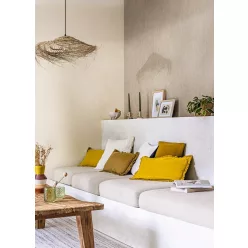   Caselio MATIERES vinyl, vlies anyagú beige színű szövethatású Natural, Modern tapéta