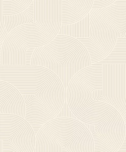 Caselio Moonlight 3, vinyl, vlies anyagú, beige színű, geometriai, Modern tapéta