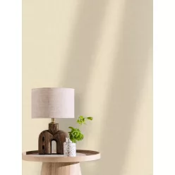   Caselio Maison Simeon, vinyl, vlies anyagú, beige színű, egyszínű, textilhatású, Modern tapéta