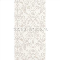   Casadeco Montsegur vlies anyagú fehér, szürke színű indamintás modern tapéta