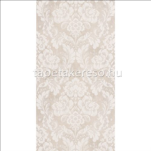 Casadeco Montsegur vlies anyagú fehér, beige, gyöngyház színű barokk modern tapéta