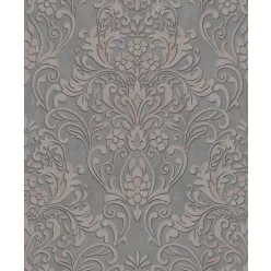  Marburg The New Design Book, vinyl, vlies anyagú, szürke, rosegold színű, barokk, koptatott, Modern tapéta