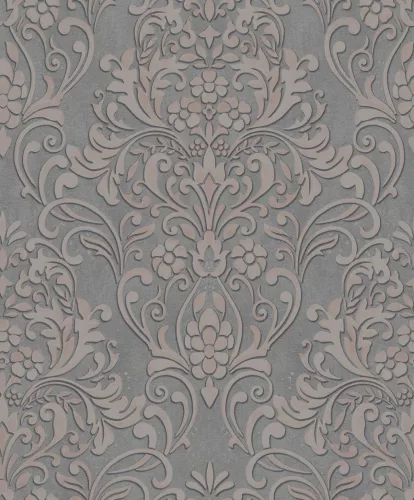 Marburg The New Design Book, vinyl, vlies anyagú, szürke, rosegold színű, barokk, koptatott, Modern tapéta