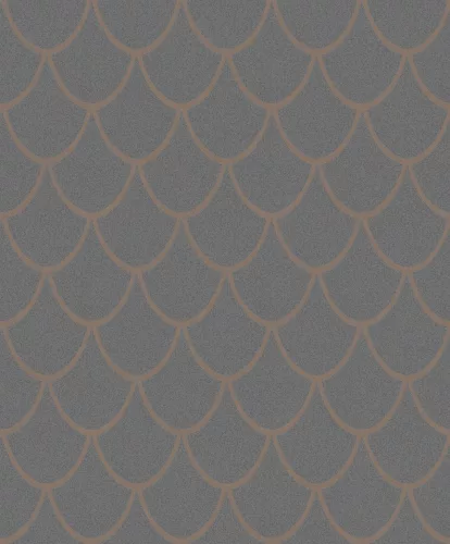 Marburg The New Design Book, vinyl, vlies anyagú, rosegold, szürke, csillámos színű, pikkelyes, Modern tapéta