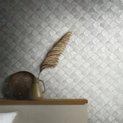   Marburg, Eclectic, vlies, vinyl anyagú, szürke színű, geometriai, 3d, Modern tapéta