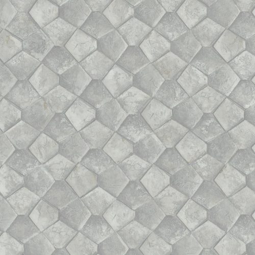 Marburg, Eclectic, vlies, vinyl anyagú, szürke színű, geometriai, 3d, Modern tapéta