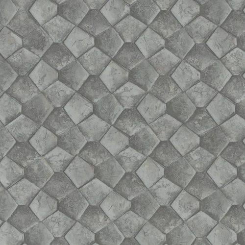 Marburg, Eclectic, vlies, vinyl anyagú, szürke színű, geometriai, 3d, Modern tapéta